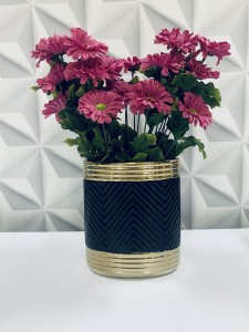 Wazon czarno złoty 20