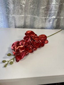 Storczyk metalizowany czerwony 80