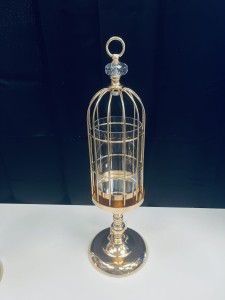 Świecznik glamour złoty 51