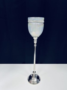 Świecznik Kielich srebrny 42