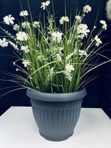 Donica okrągła szara 27 