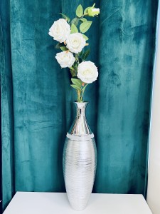 Wazon Glamour srebrny  60  