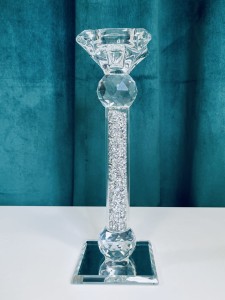 Świecznik Glamour z pirytem 24