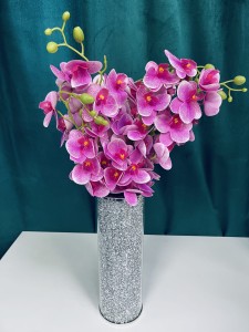 Storczyk silikonowy fuksja ombre 60