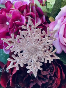 Zawieszka Śnieżka różowa kpl 2szt.  11 