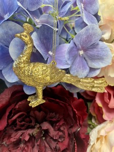 Zawieszka paw złoty  12 