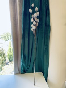 Gałązka dekoracyjna szara 100