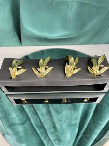 Obrączki na serwetki  złote