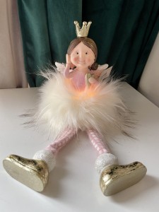 Wróżka LED pudrowy róż 18