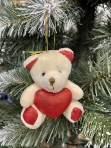 Zawieszka miś czerwony 10 