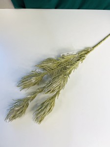 Kwiat złoty brokat  82