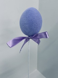 Jajko fioletowe flokowane na piku 6 