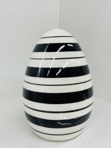 Jajko ceramiczne w paski 16