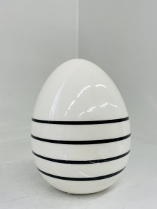 Jajko ceramiczne w paski 13