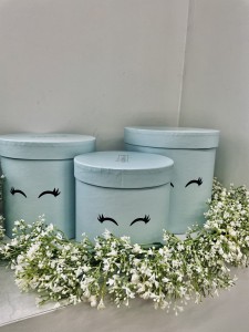 Zestaw pudełek turkusowych 19