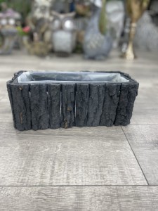 Rynienka drewniana grafitowa 12