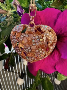 Brelok serduszko srebrne 5 