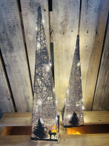 Choinki led Premium złoto-czarne 60,50