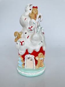 Domek led babeczka pastelowo czerwona 27