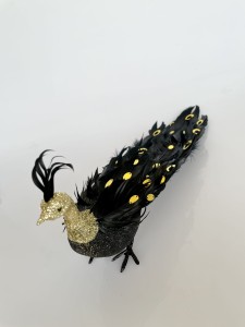 Paw czarno złoty 48