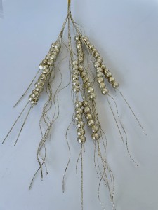 Gałązka Brokat-  szampański 86