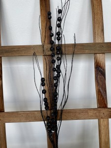 Gałązka Brokat-  czarny 65