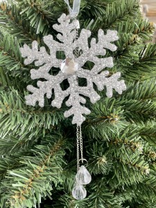 Zawieszka gwiazda srebrna kpl 2 szt