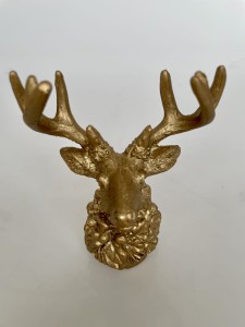 Głowa renifera złota 12