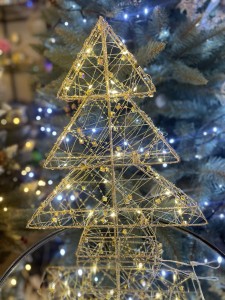 Choinka złota  led 40