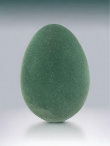 Jajko butelkowa zieleń   gigant flokowane 38  