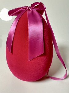 Jajko fuksja   flokowane 25   