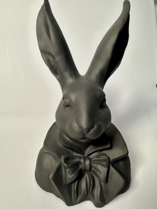 Popiersie zająca czarne 34