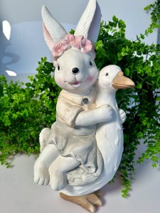 Zając  ceramiczny na gęsi 50 