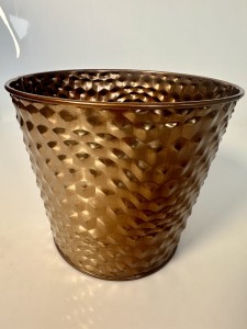 Donica metalowa miedziana  16  