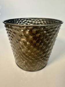 Donica metalowa brazowa  16   