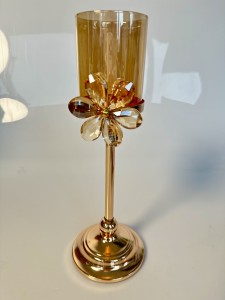 Świecznik Glamour złoty 34