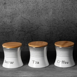 Zestaw pojemników ceramicznych 