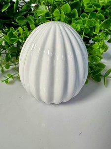 Jajko ceramiczne białe 8