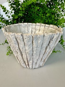 Osłonka  drewniana biała  Kora  20 