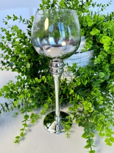 Świecznik Kielich srebrny 30