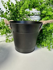 Donica metalowa czarna 14