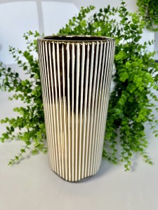 Wazon Biało - złoty   33