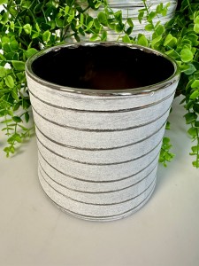 Osłonka biało-srebrna 14