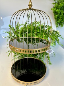 Patera klatka złota 55