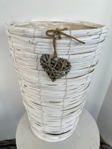 Donica rattanowa biała  50 