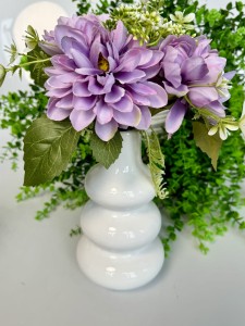 Wazon ceramiczny  biały  25