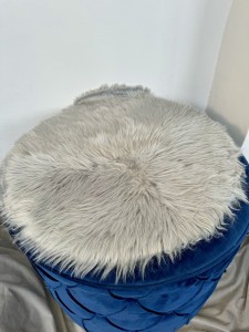 Dywanik włochacz szary   90  