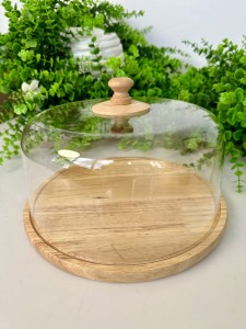 Patera drewniana z przykrywką 27