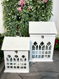 Zestaw lampionów białych 2szt 