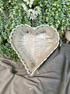 Kosz wiklinowy biały 16 